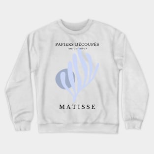 Henri Matisse Cut Outs Blue Remake Museum Matisse Crewneck Sweatshirt